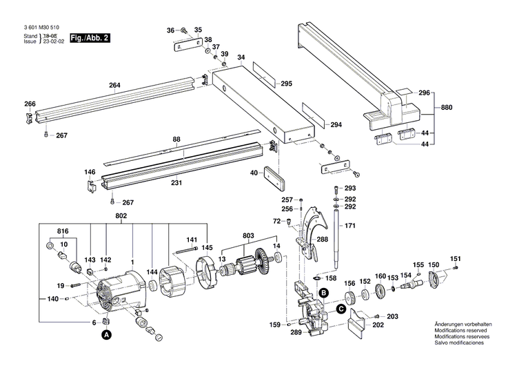 New Genuine Bosch 2610015041 Rod