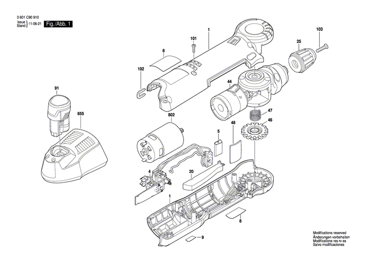 New Genuine Bosch 2610015844 Housing