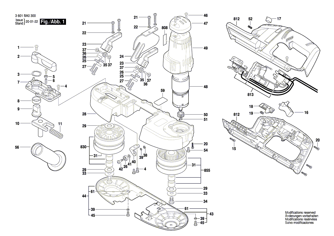 New Genuine Bosch 2610015930 clasp locking ring