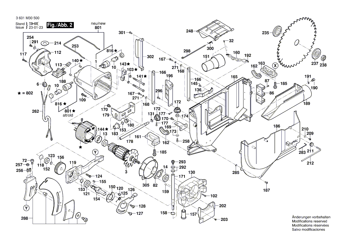 New Genuine Bosch 2610016767 Nameplate