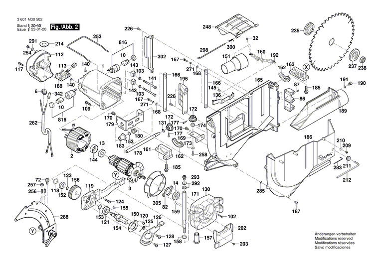 New Genuine Bosch 2610017041 Mitre Fence