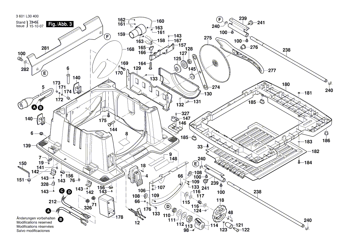 New Genuine Bosch 2610018281 Mounting Bracket