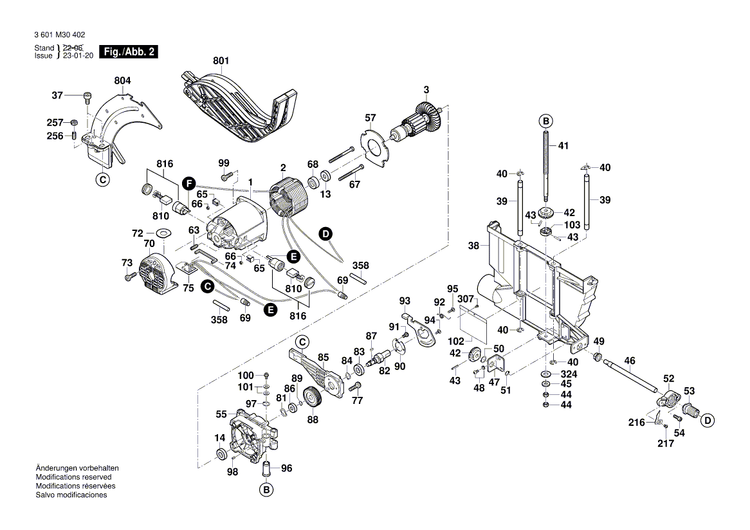 New Genuine Bosch 2610018307 Guide Bar