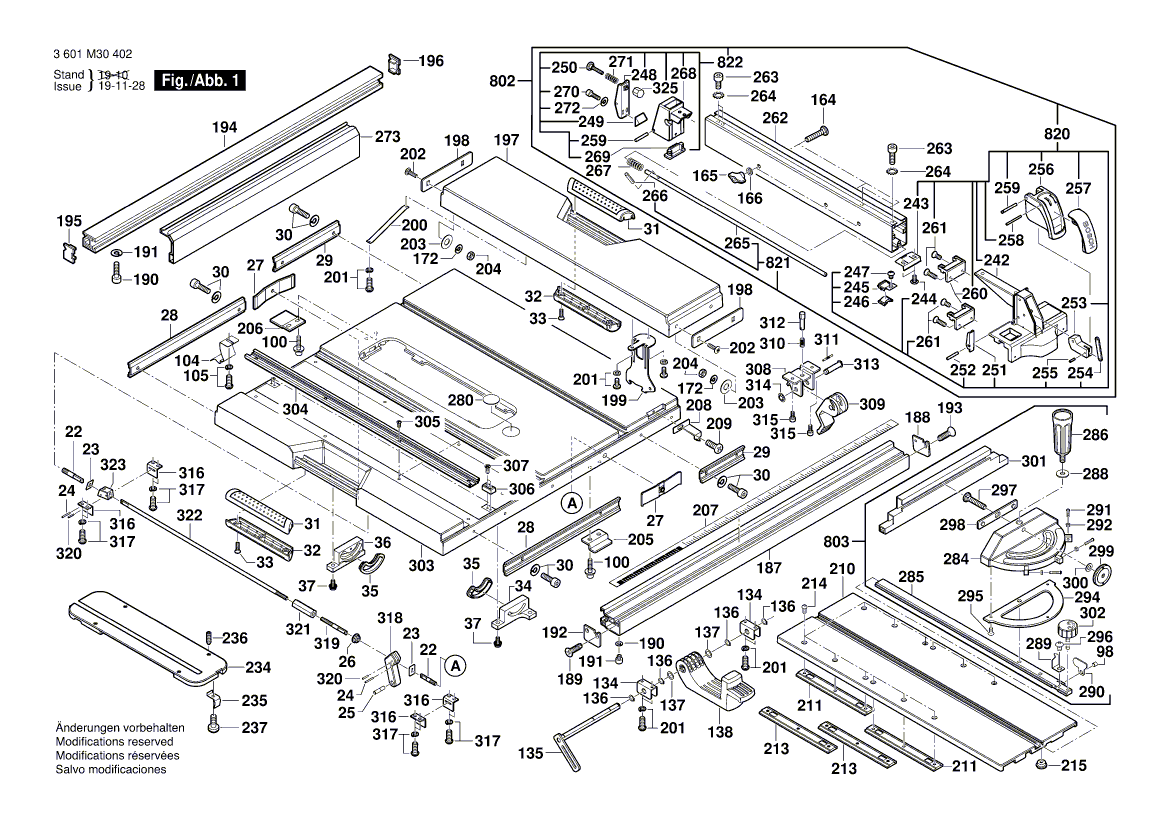 New Genuine Bosch 2610018307 Guide Bar