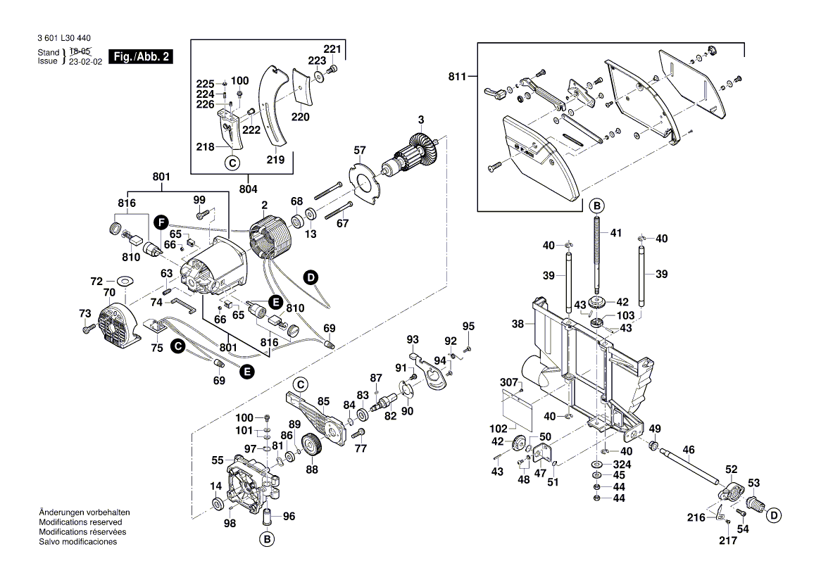 New Genuine Bosch 2610018360 Nameplate