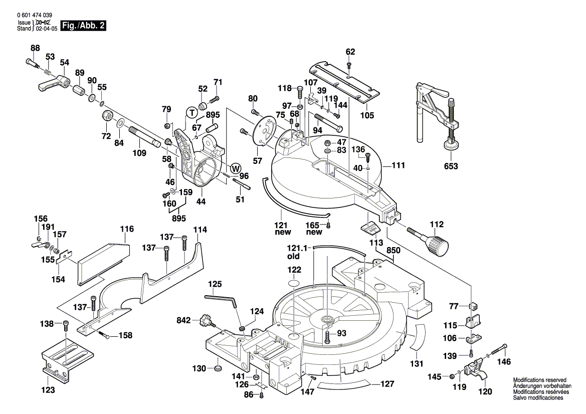 New Genuine Bosch 2610021152 Service Kit