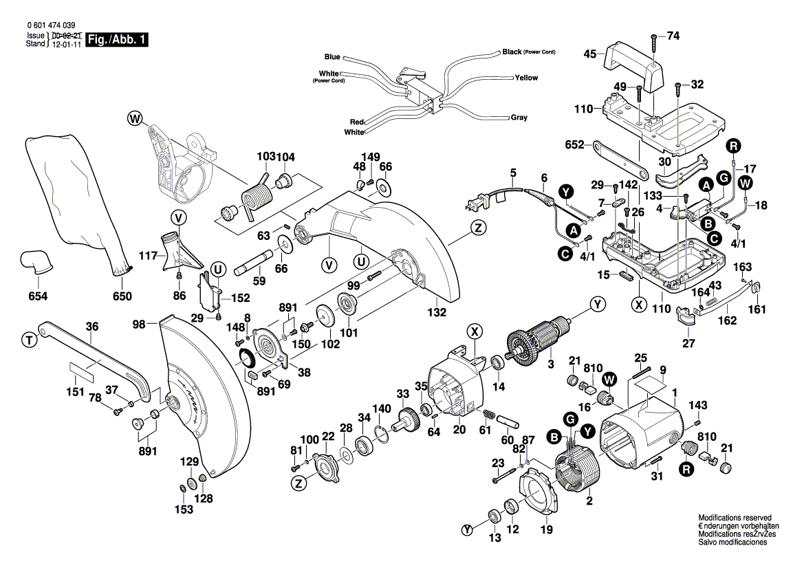New Genuine Bosch 2610021152 Service Kit