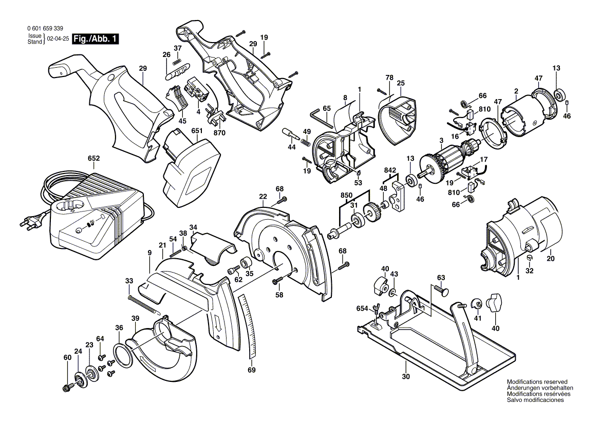 New Genuine Bosch 2610021862 Retaining snap ring