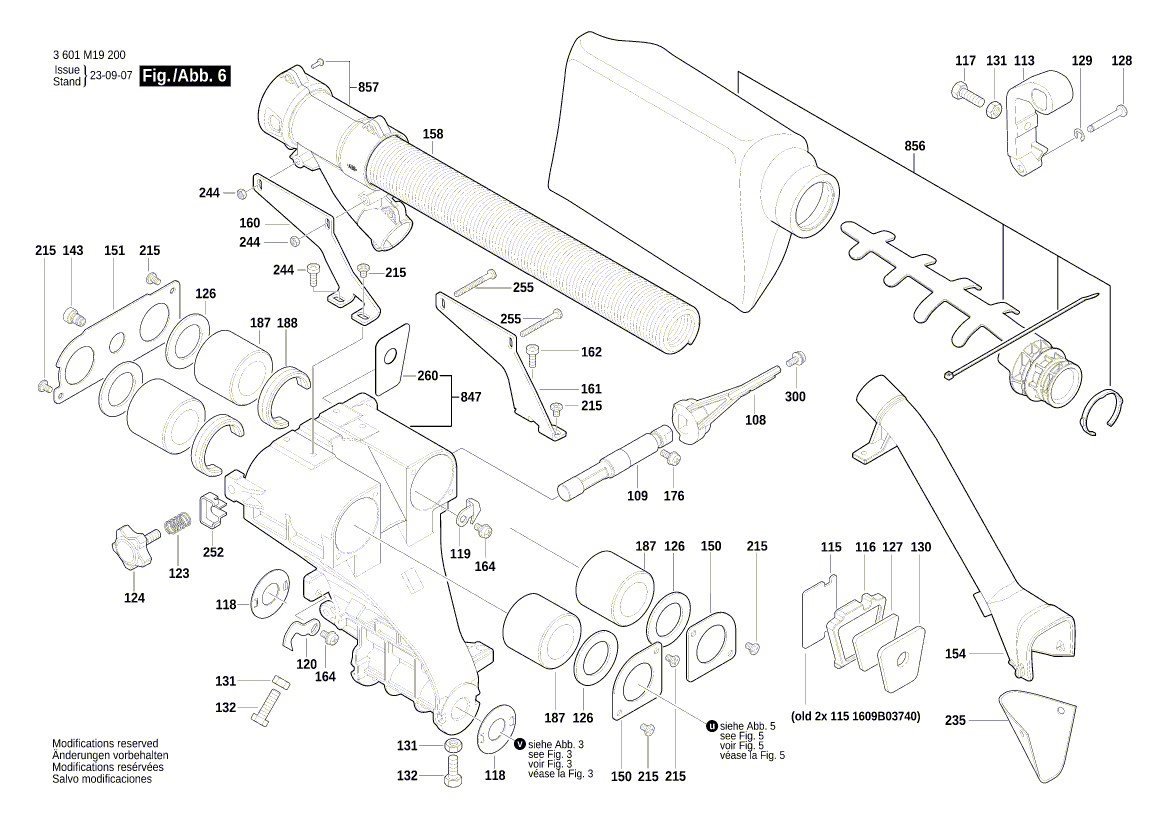 New Genuine Bosch 2610022082 Support bracket