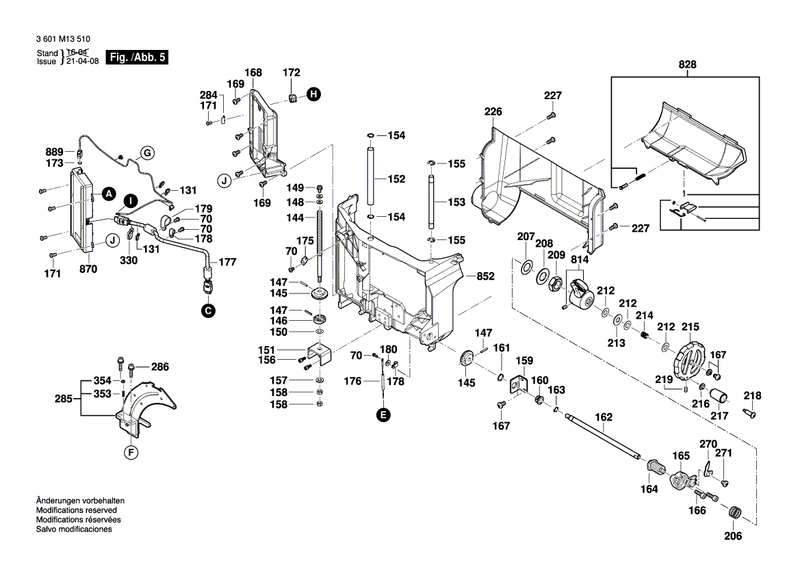 New Genuine Bosch 2610026720 Guide Rod