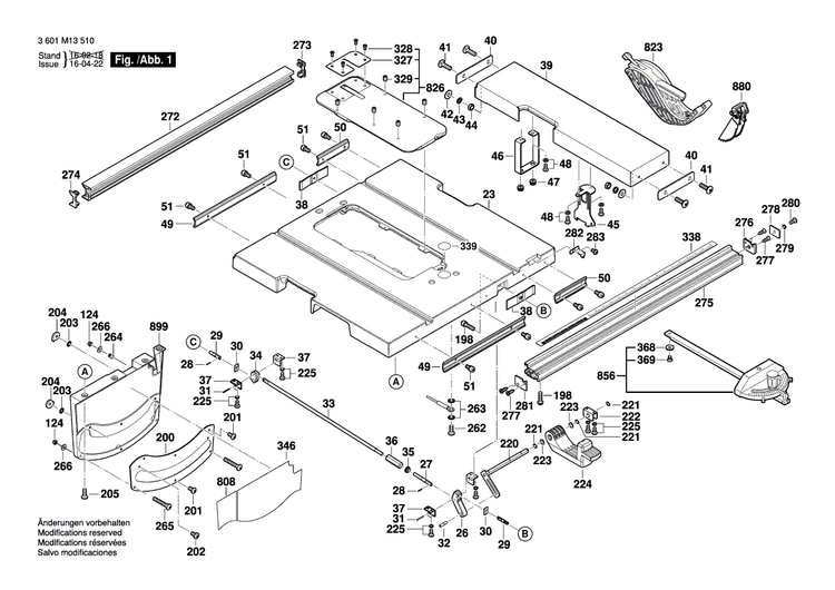 New Genuine Bosch 2610026720 Guide Rod