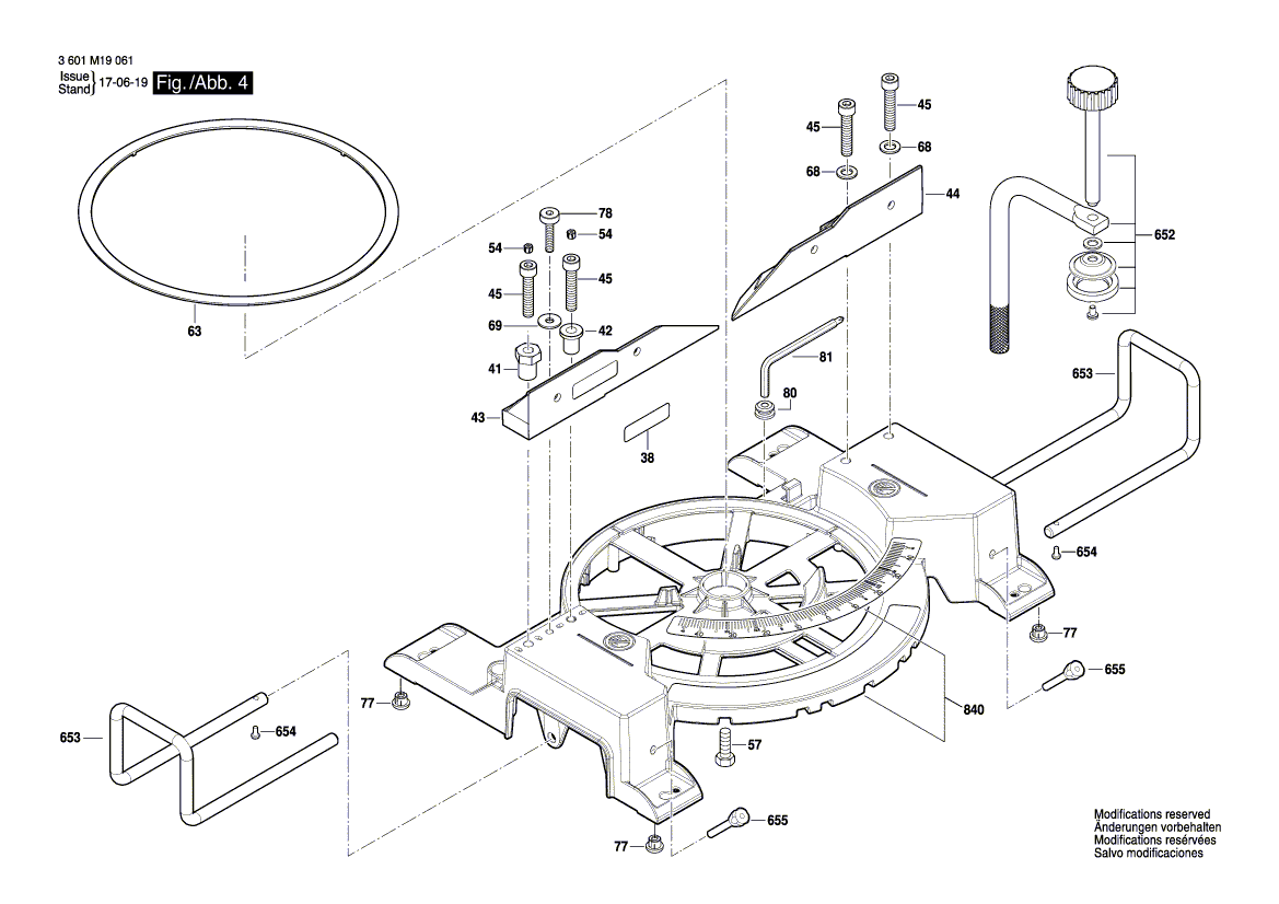 New Genuine Bosch 2610027045 Dust Extraction