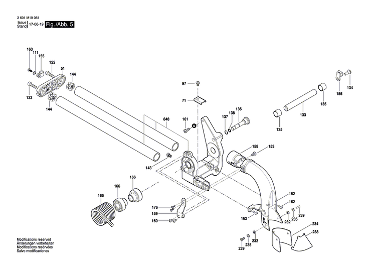 New Genuine Bosch 2610027045 Dust Extraction