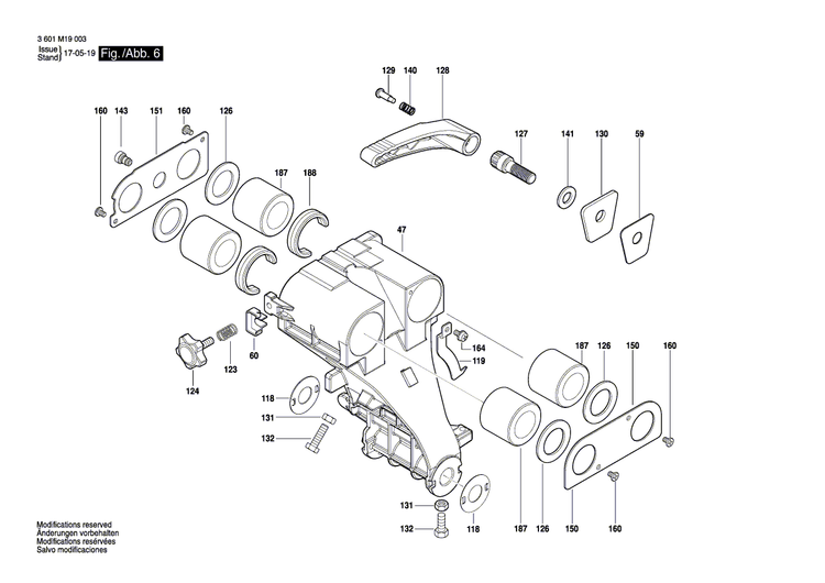 New Genuine Bosch 2610027046 Bracket