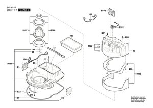 New Genuine Bosch 2610033213 Motor