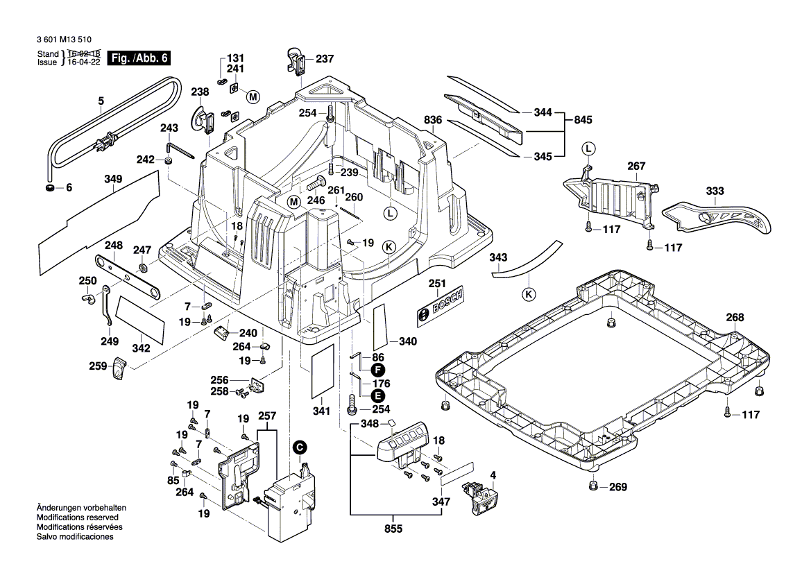 New Genuine Bosch 2610033753 Label