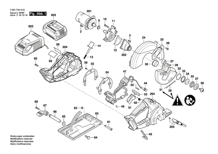 New Genuine Bosch 2610035268 Base Plate