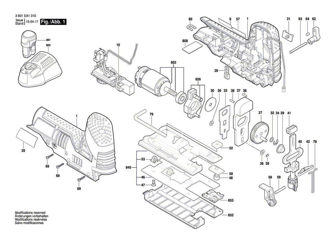 New Genuine Bosch 2610035775 Label