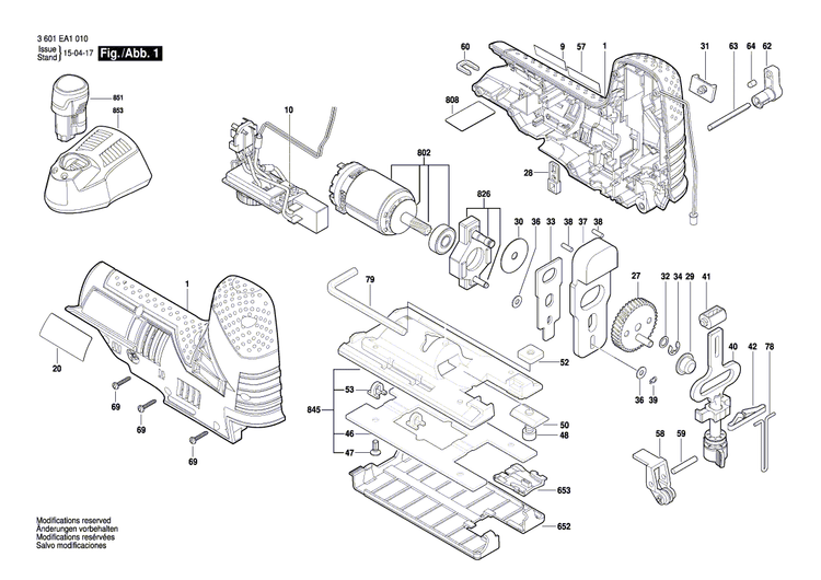 New Genuine Bosch 2610035775 Label