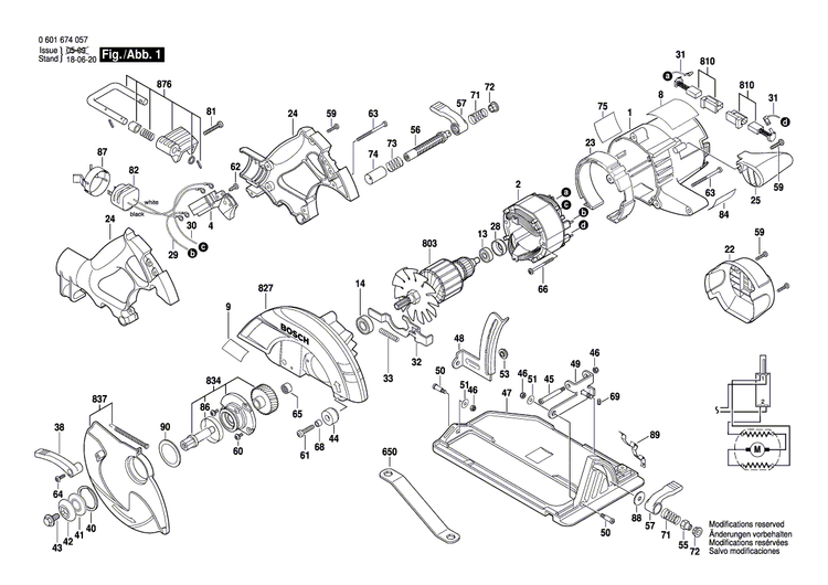 New Genuine Bosch 2610038934 Cable