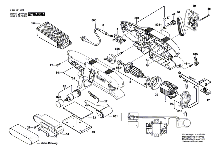 New Genuine Bosch 2610061550 Nut