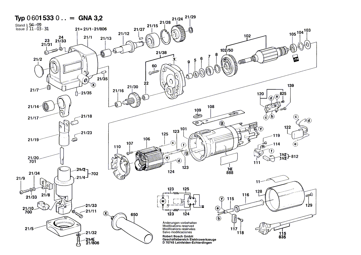 New Genuine Bosch 2610063817 Needle-Roller Bearing