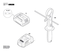 New Genuine Bosch 2610067340 Manufacturer's nameplate