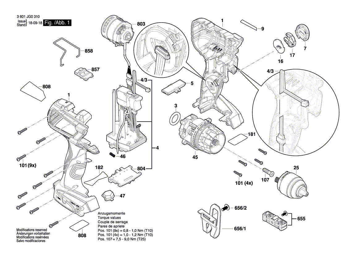 New Genuine Bosch 2610067340 Manufacturer's nameplate