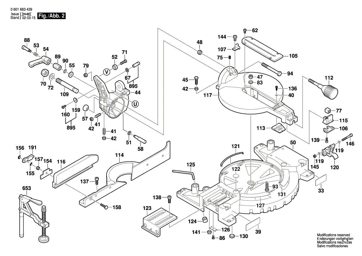 New Genuine Bosch 2610328605 Screw
