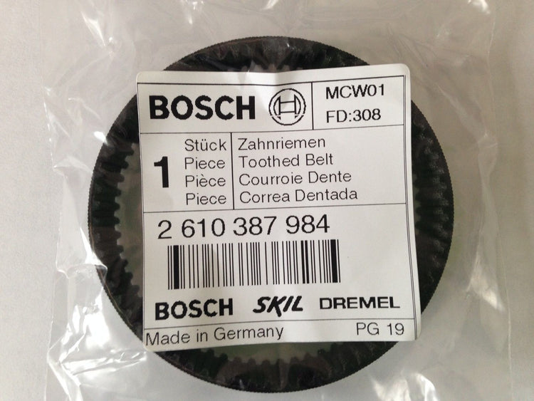 New Genuine Bosch 2610387984 Toothed Belt for PBS 7A, PBS 7AE