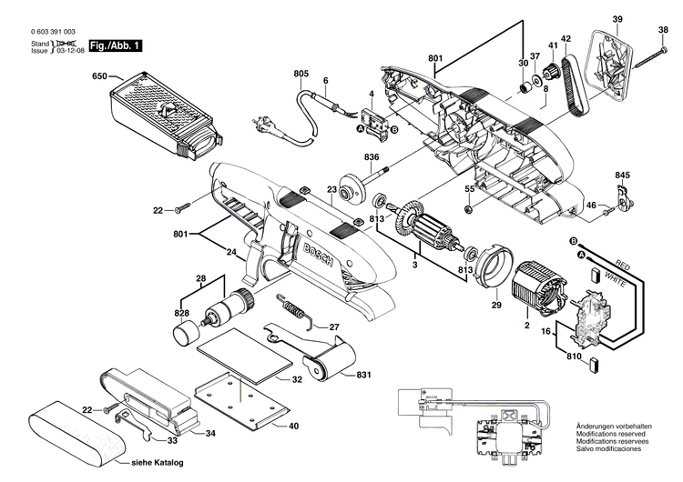 New Genuine Bosch 2610389977 Nameplate