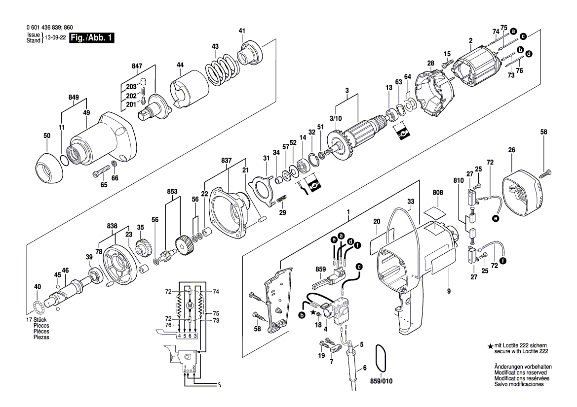 New Genuine Bosch 2610906873 Sticker