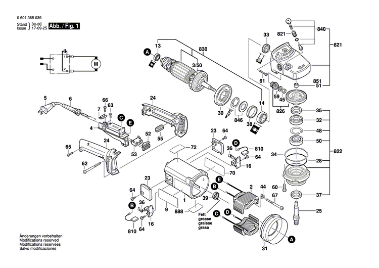 New Genuine Bosch 2610906993 Manufacturer's nameplate