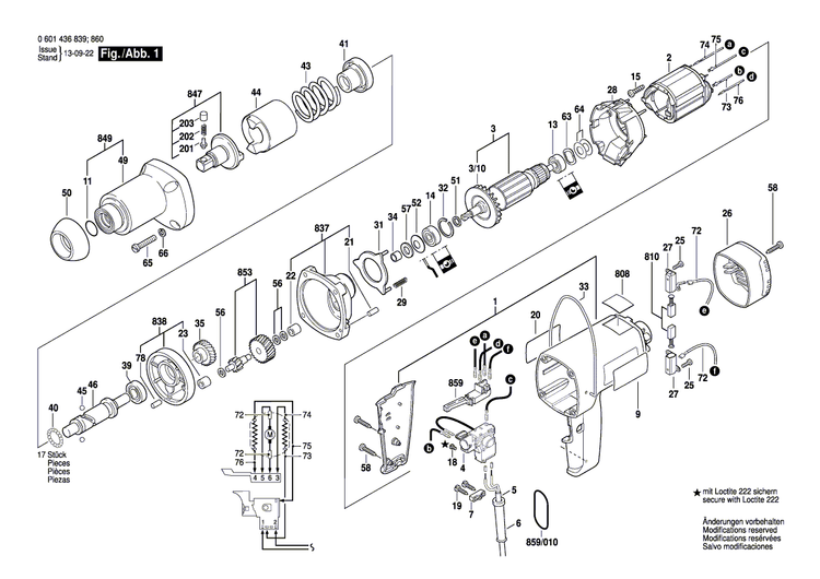 New Genuine Bosch 2610906995 Sticker