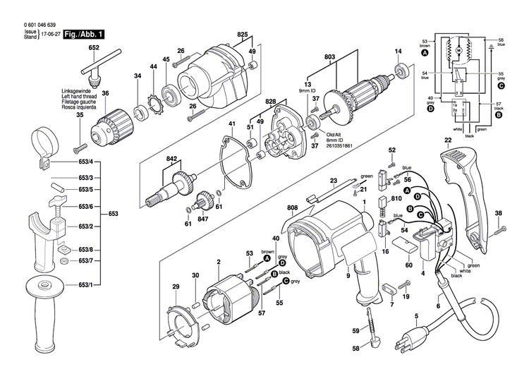 New Genuine Bosch 2610907369 Drive Shaft