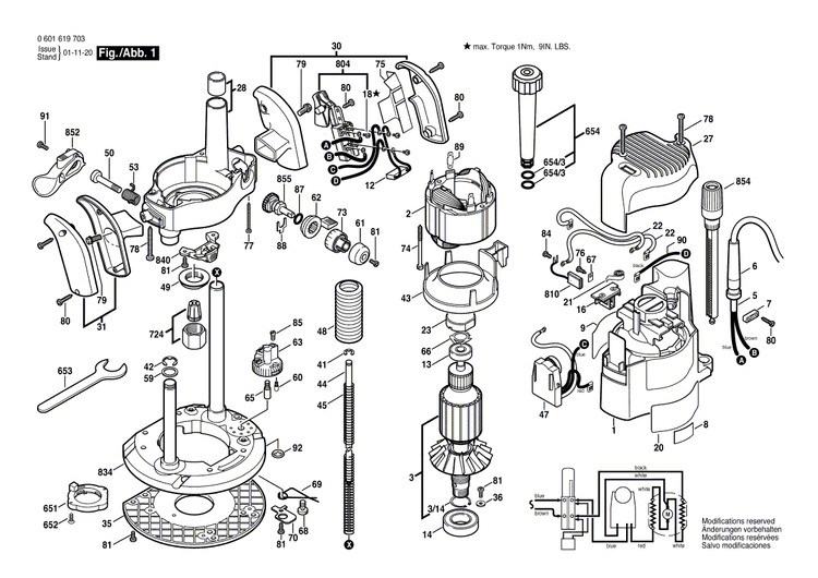New Genuine Bosch 2610907721 Sticker