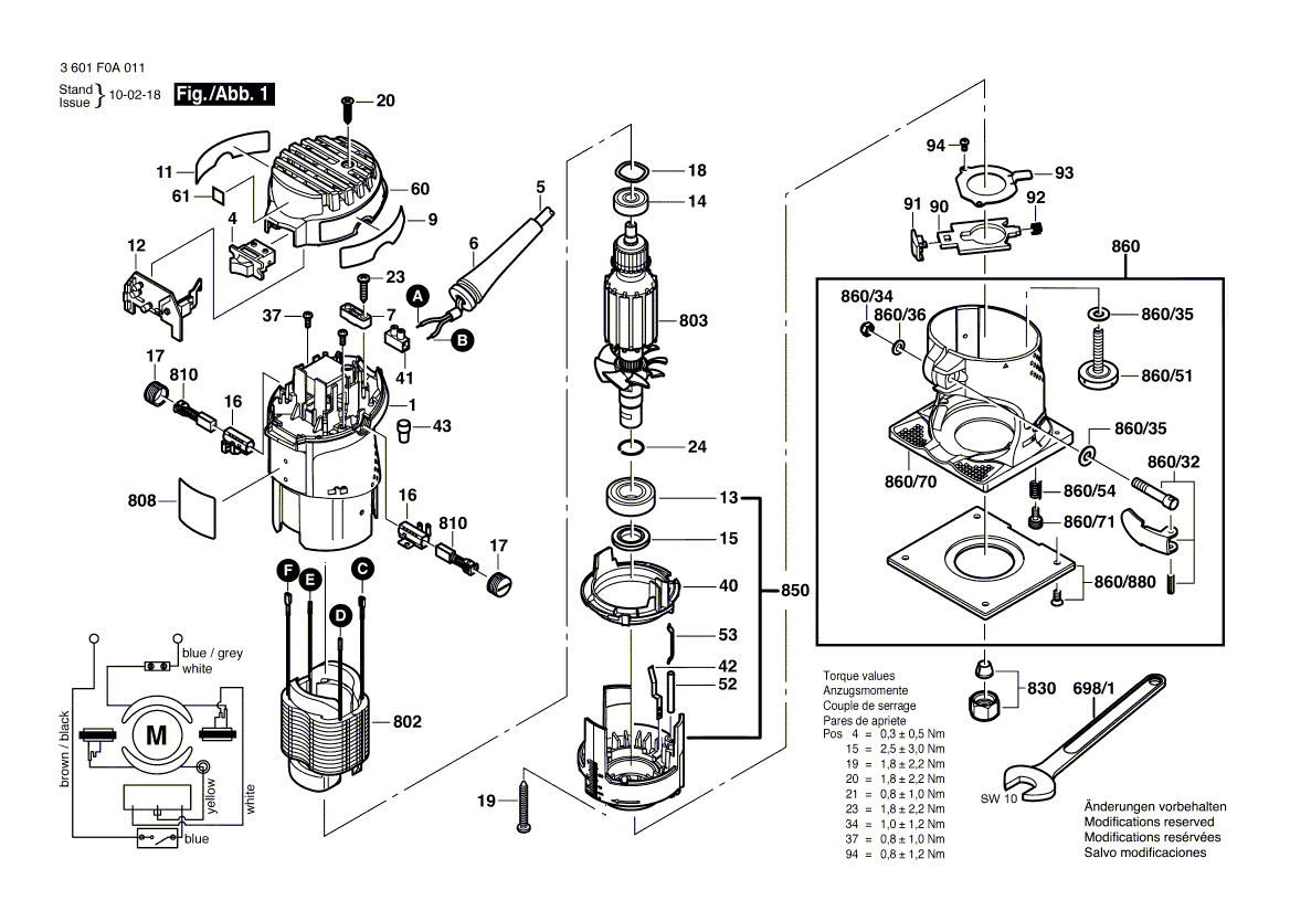 New Genuine Bosch 2610907746 Adapter