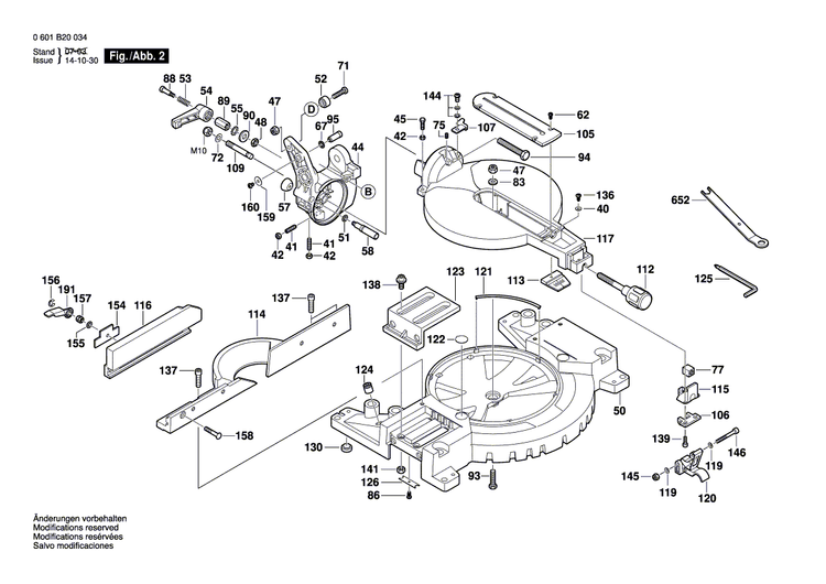 New Genuine Bosch 2610907816 Base Plate