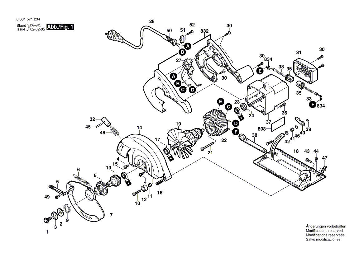 New Genuine Bosch 2610908382 Armature