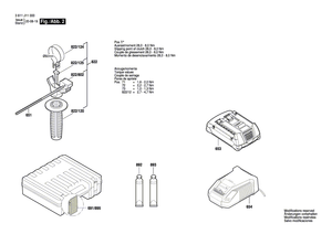 New Genuine Bosch 2610909077 axial flow fan
