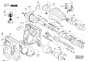 New Genuine Bosch 2610909077 axial flow fan