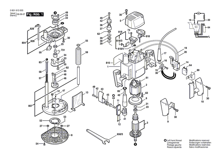 New Genuine Bosch 2610910566 Tapping Screw