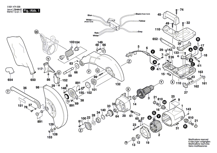 New Genuine Bosch 2610911476 Armature With Fan