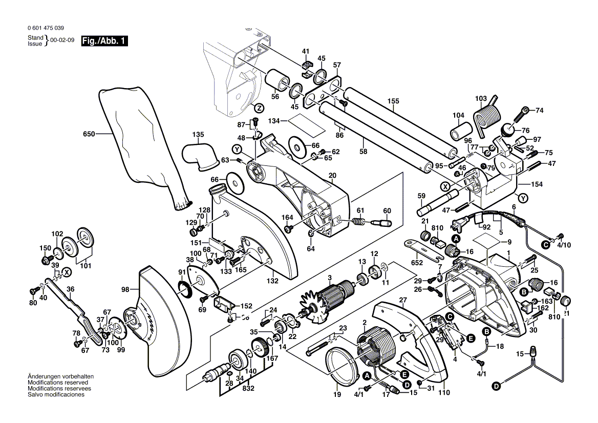 New Genuine Bosch 2610911554 Extension Stand