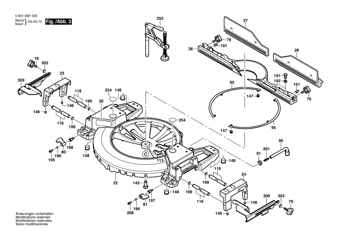 New Genuine Bosch 2610911850 Spacer