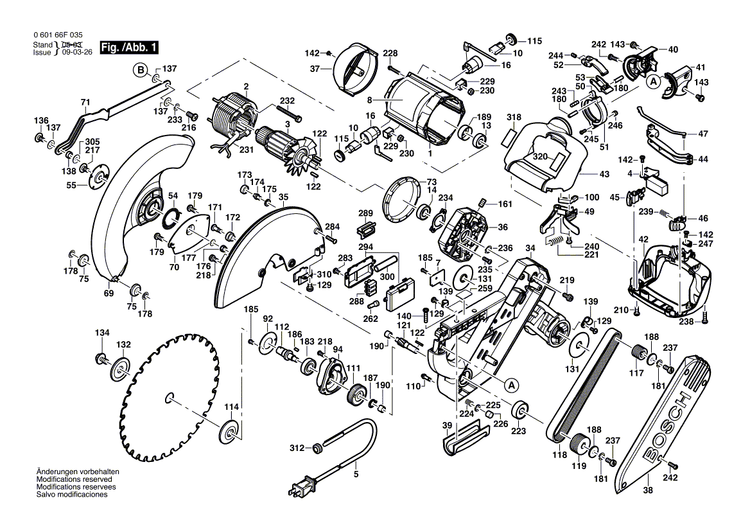 New Genuine Bosch 2610911850 Spacer