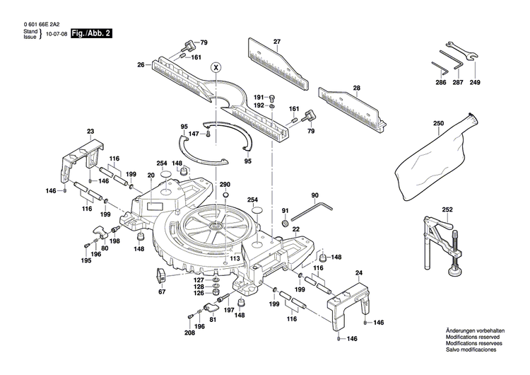 New Genuine Bosch 2610911883 Shoulder Screw