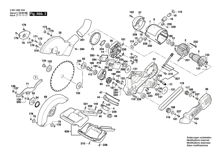 New Genuine Bosch 2610911883 Shoulder Screw