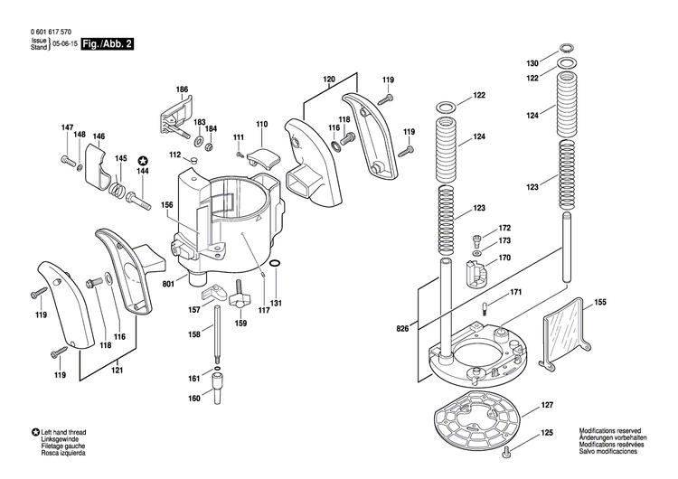 New Genuine Bosch 2610912600 Rod