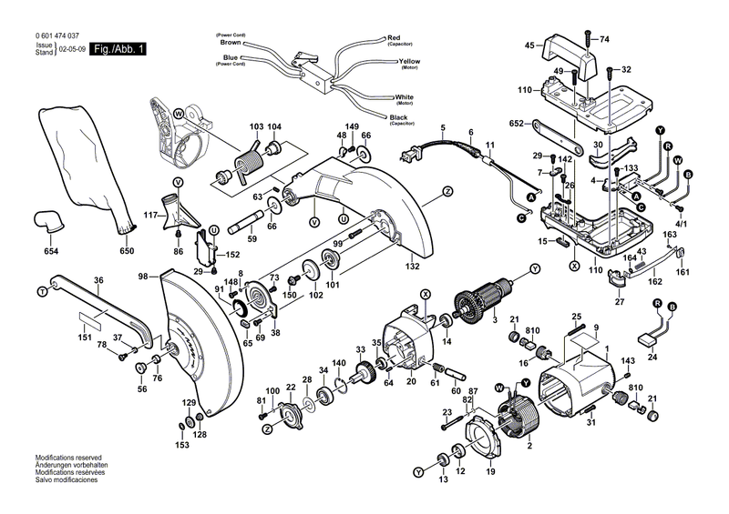 New Genuine Bosch 2610916121 Pointer